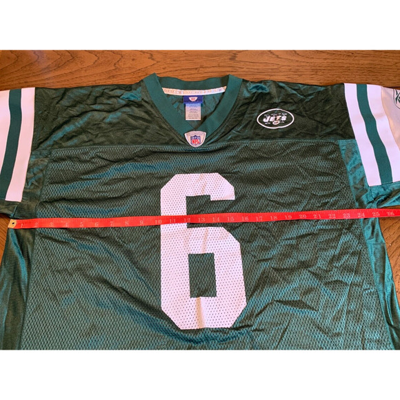 New York Jets Mark Sanchez #6 Green Reebok NFL Men's Jersey Size XL - Picture 7 of 8